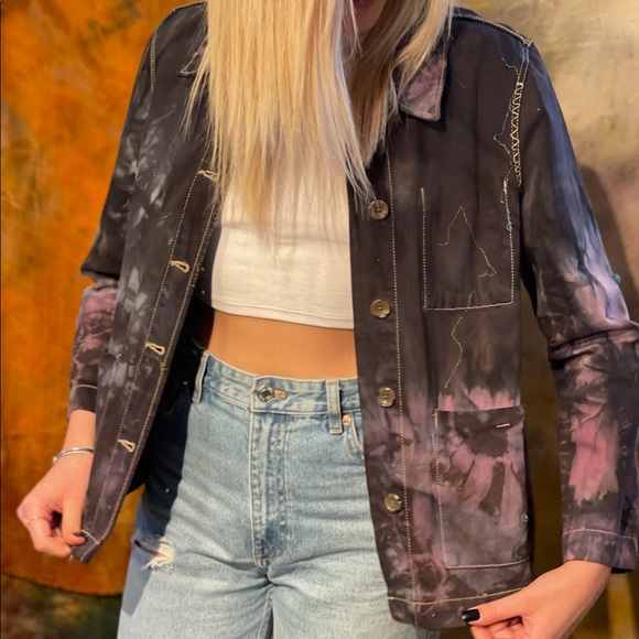 Hand Painted St. Mary Jacket - Picture 2 of 9